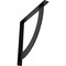 Ekena Millwork Bulwark Steel Bracket, Powder Coated Black 2"W x 20"D x 20"H BKTM02X20X20BUPBL - alternate 1